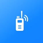 walkie talkie wireless calling android application logo